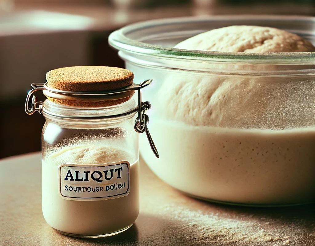 Sourdough Bread Baking Term:  Aliquot Jar