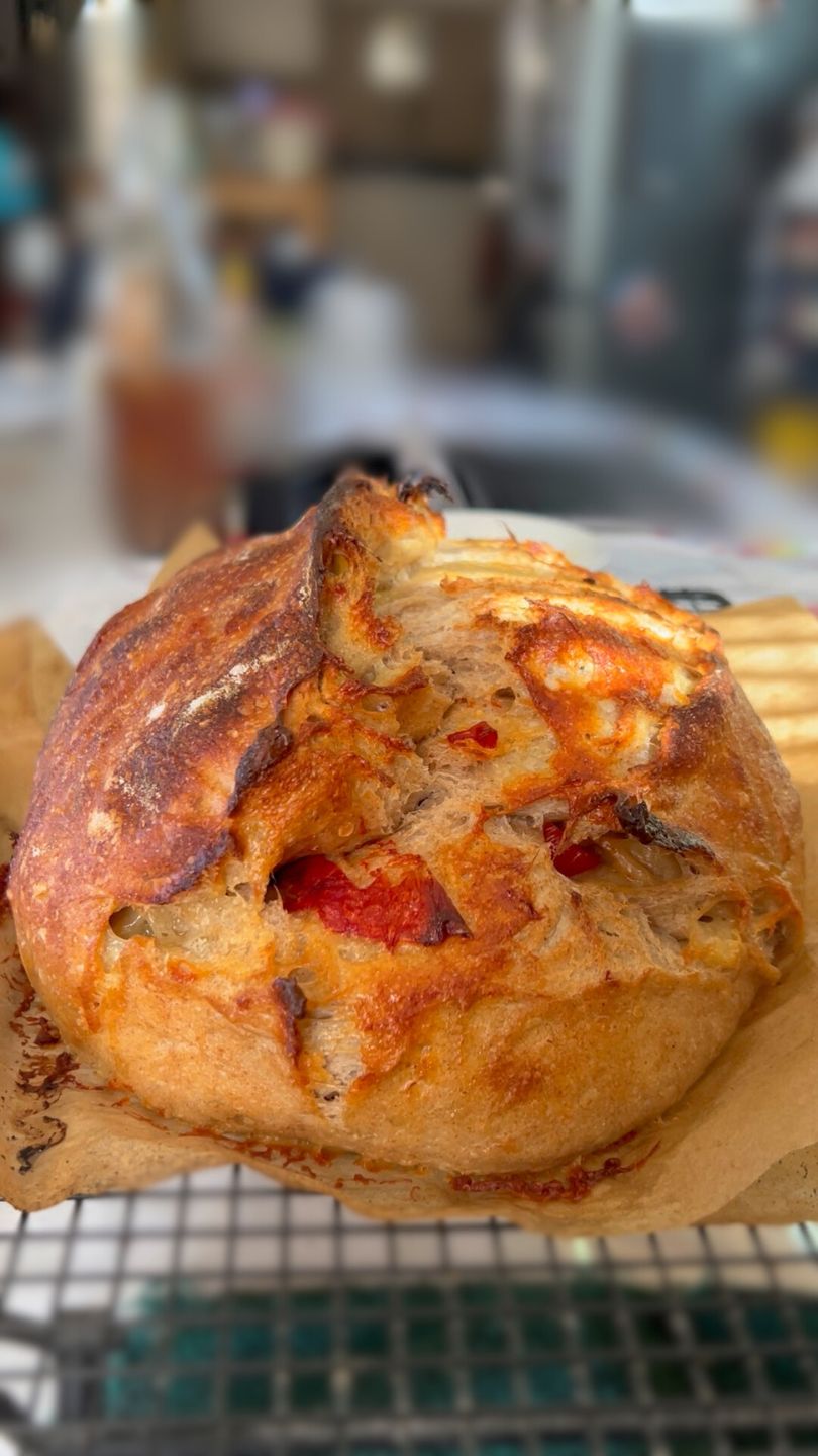 Jalapeno Cheddar Sourdough Bread