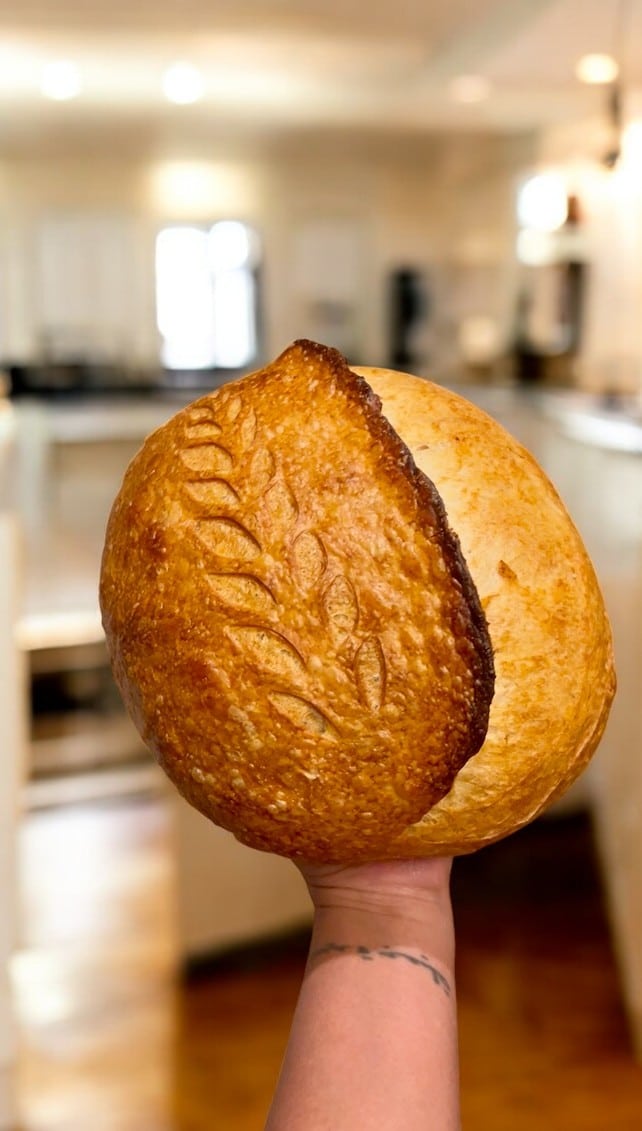 Baking 4 Loaves Of Sourdough Bread